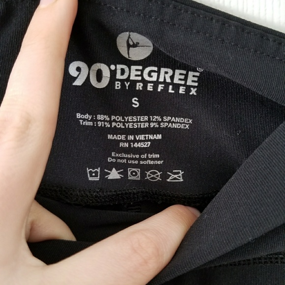 Black Active Mesh Leggings - Picture 3 of 4